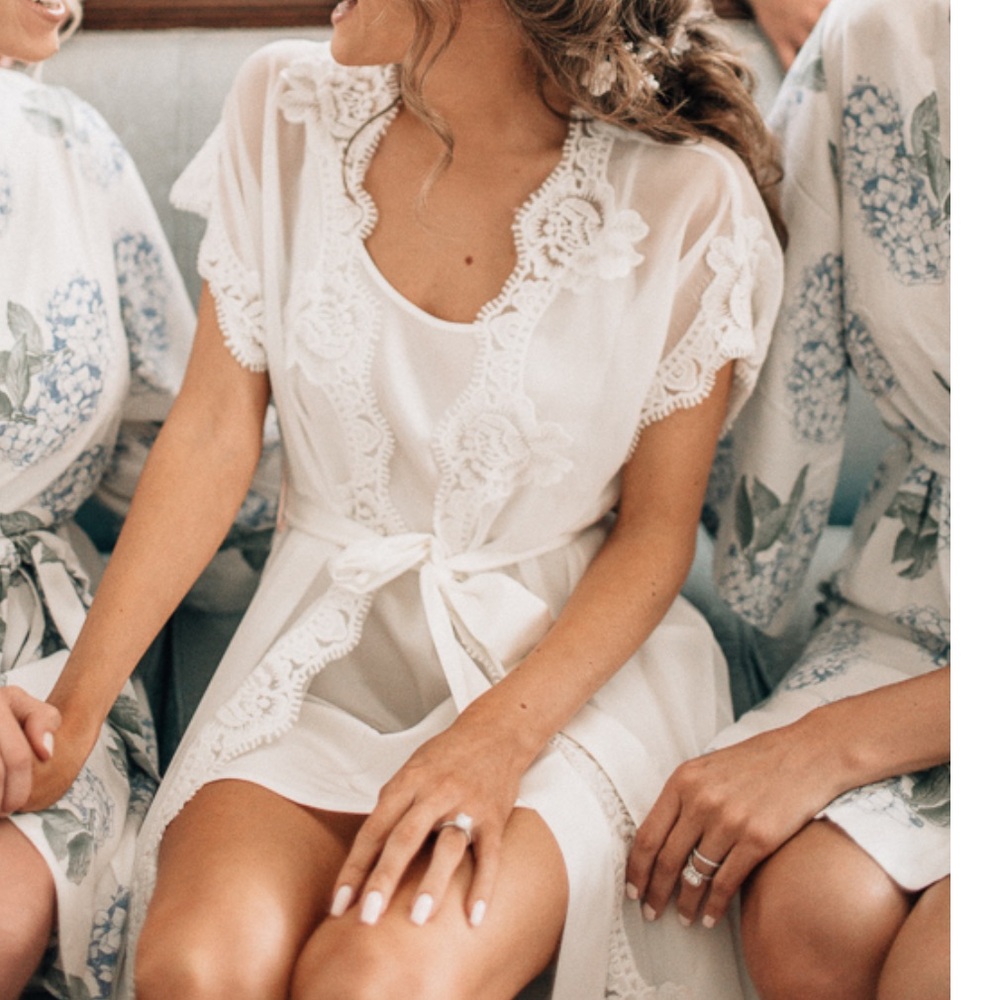 Anthropologie BHLDN Danika Robe in Ivory